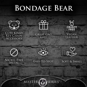 Master Series BDSM Bear Keychain