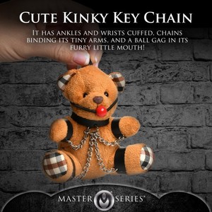 Master Series BDSM Bear Keychain