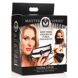 Master Series Under Cover Discreet Ballgag with Mask