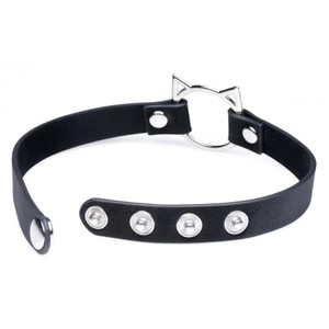 Master Series Kinky Kitty Black Choker