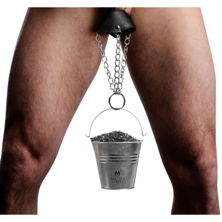 Master Series Hell's Bucket Testicle Stretcher for Adding Weight
