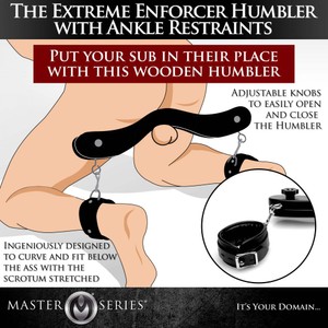 Master Series The Enforcer Wooden Humbler BDSM CBT Device
