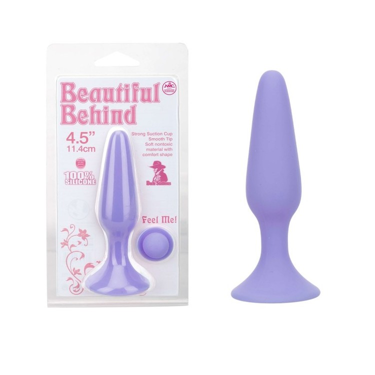 Beautiful Behind פלאג סיליקון קטן למתחילים בצבע סגול