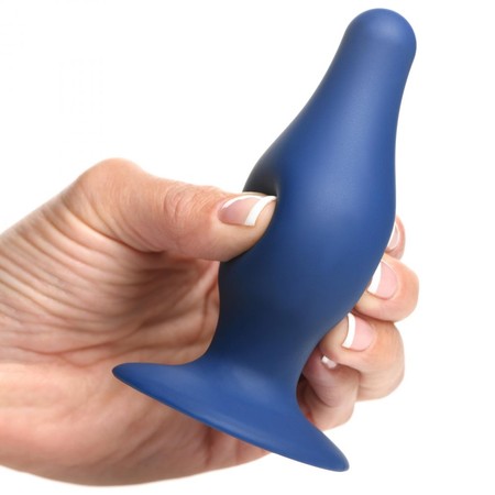 פלאג רך ולחיץ גדול בצבע כחול Squeeze-It