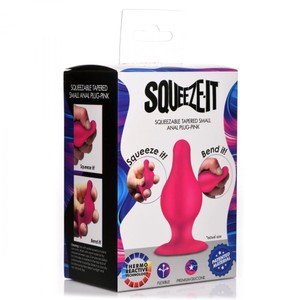 Squeeze-It Pink Squishy Anal Plug