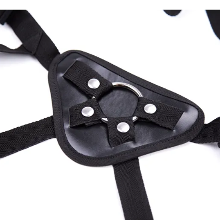 רתמת סטראפאון עם טבעת מתכת מבית NAUGHTY TOYS