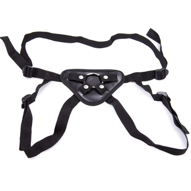 רתמת סטראפאון עם טבעת מתכת מבית NAUGHTY TOYS