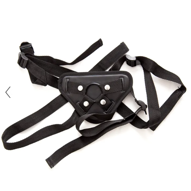 Naughty Toys רתמת סטראפון מרופדת למגוון דילדואים