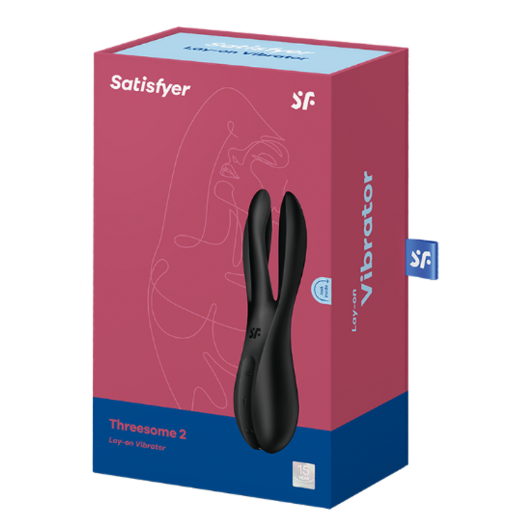 Threesome 2 סטיספייר  ויברטור לגירוי דגדגן בעיצוב אצבעות לגירוי משולש