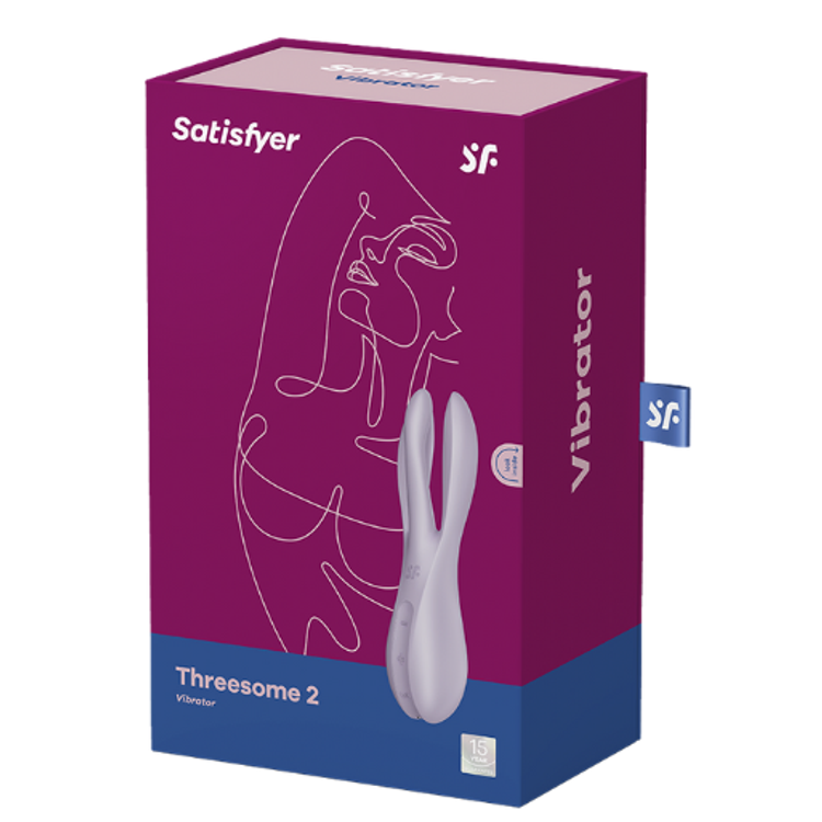 Threesome 2 סטיספייר  ויברטור לגירוי דגדגן בעיצוב אצבעות לגירוי משולש