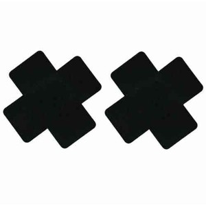 Black X Nipple Stickers