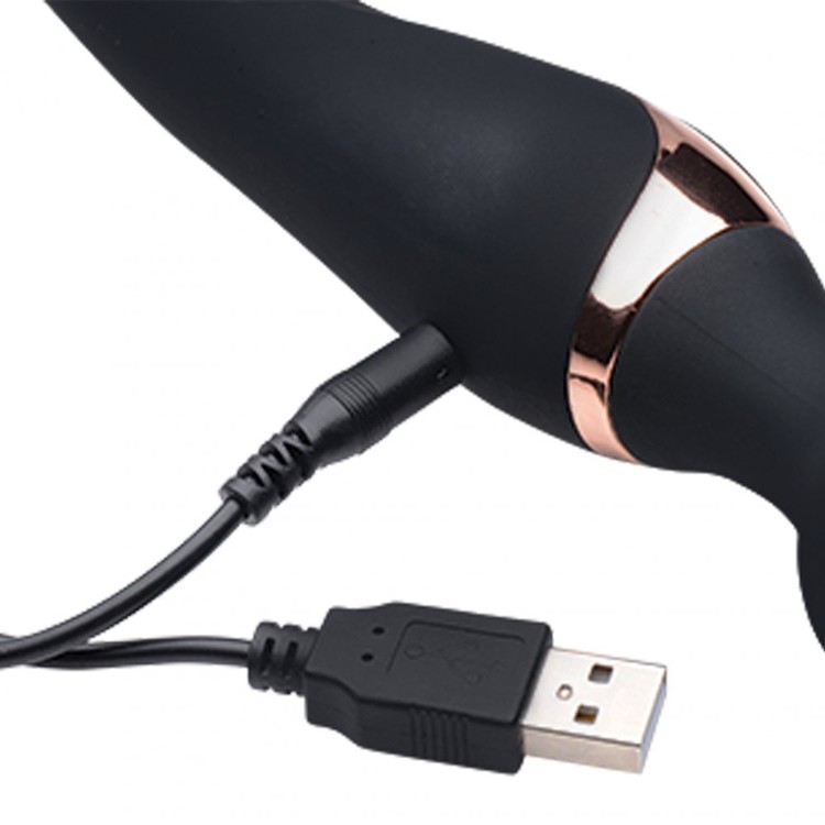 Dual Duchess וויברטור דו-צדדי שחור לנשים Wand Essentials