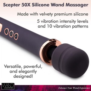 Wand Essentials Scepter 50X Luxury Wand Vibrator for Women