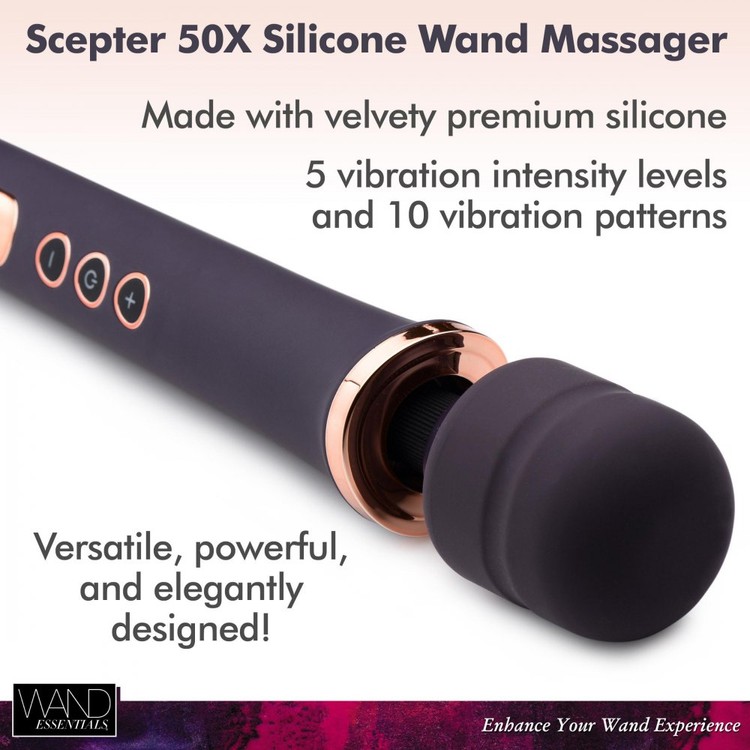 Scepter 50X ויברטור נשים מגה וונד לדגדגן Wand Essentials