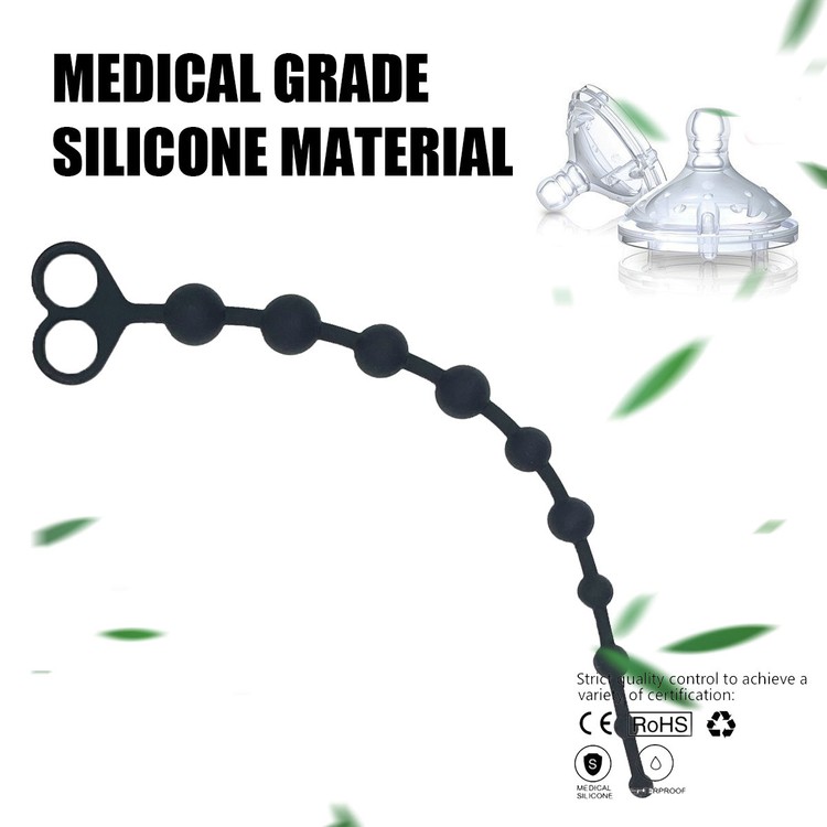 Genghis חרוזים אנאליים מסיליקון