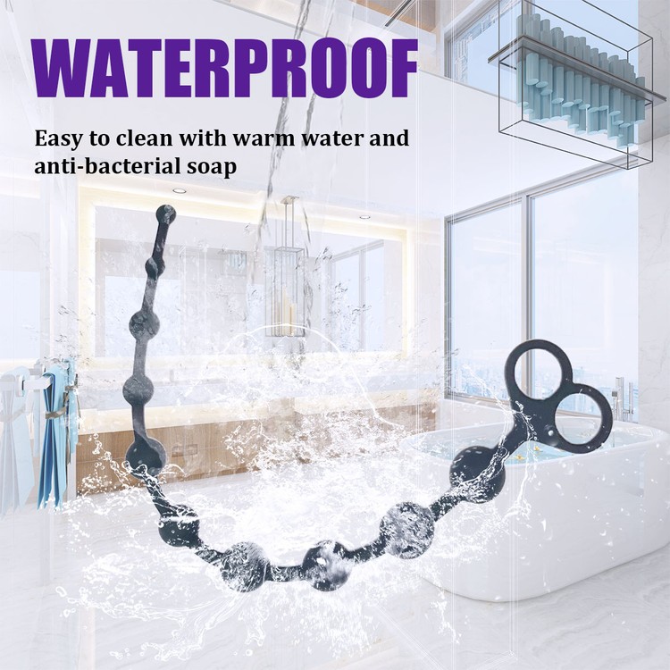 Genghis חרוזים אנאליים מסיליקון