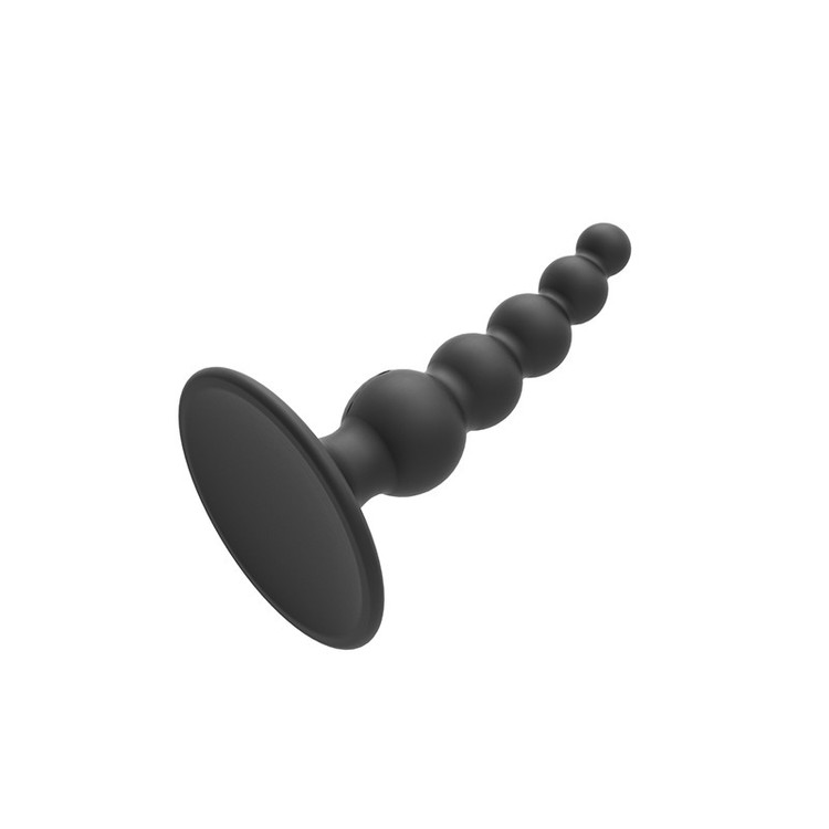 crotalus פלאג חרוזים אנאליים מסיליקון שחור