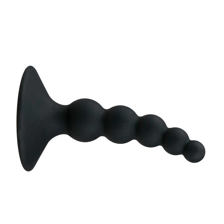 crotalus פלאג חרוזים אנאליים מסיליקון שחור