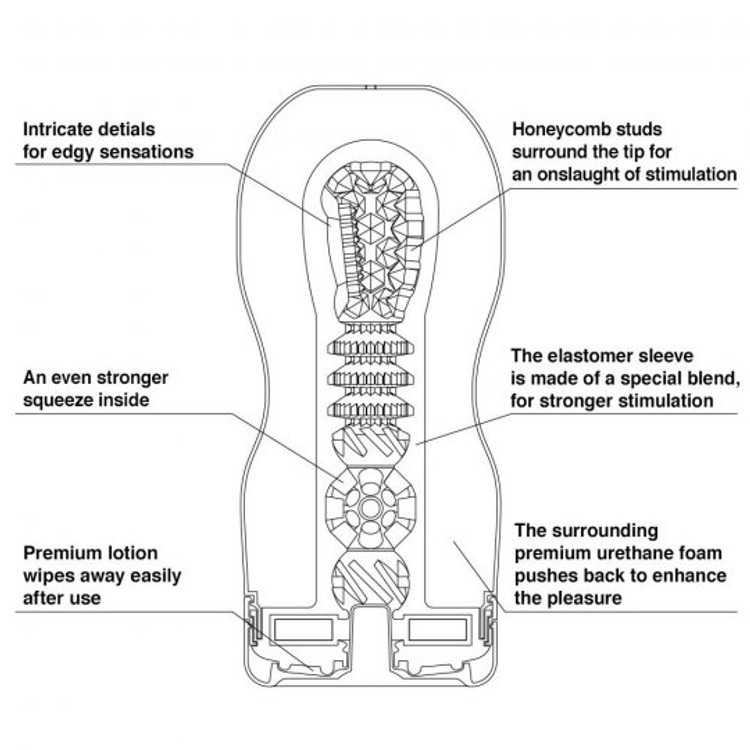 Tenga Premium מאונן לגברים בכוס במהדורה מיוחדת של Tenga