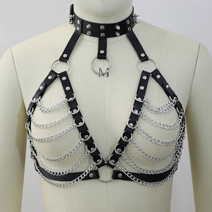 Chest and Neck Fetish Harness for Women