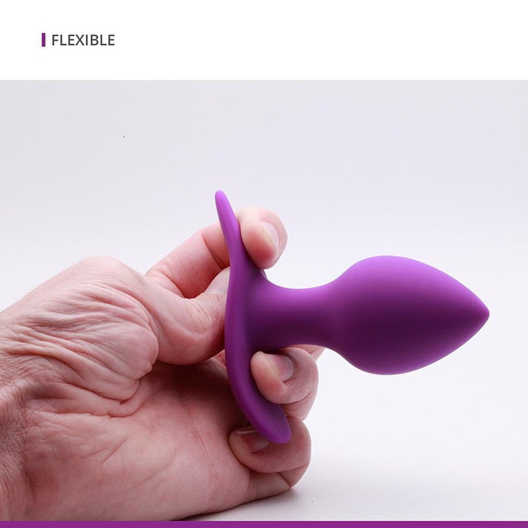 פלאג סיליקון בלוט סגול עם מעצור סהר