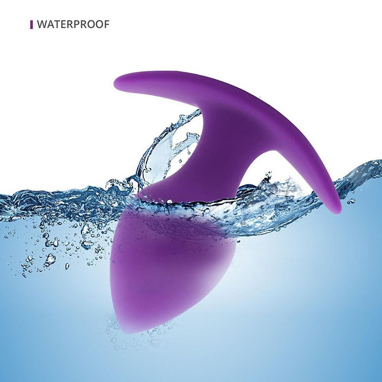 פלאג סיליקון בלוט סגול עם מעצור סהר