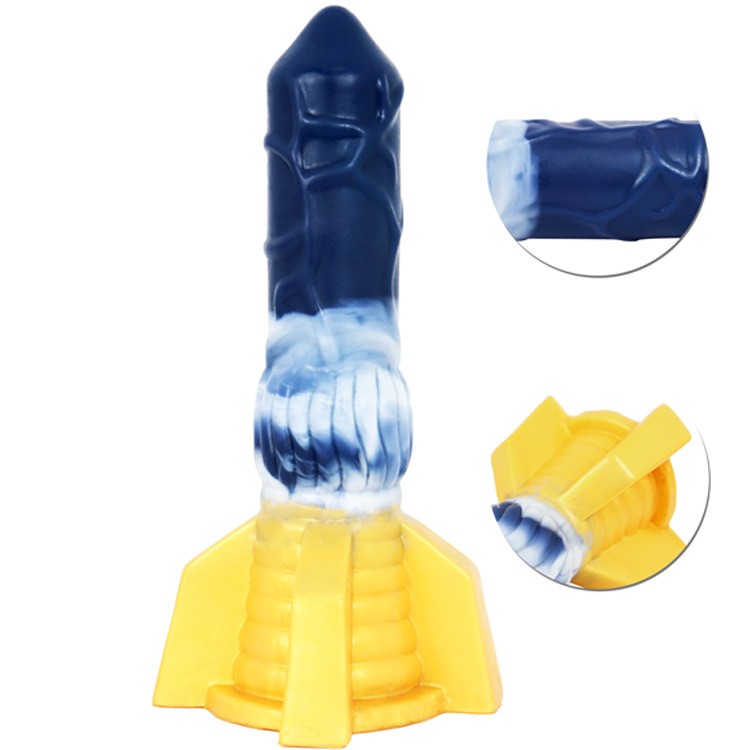 Ballistic דילדו טיל מסיליקון בצעי טבע