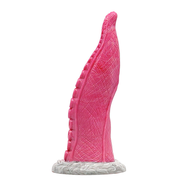 דילדו חייזרי זרוע תמנון אדומה מסיליקון