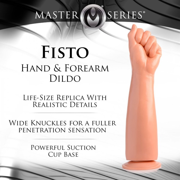 Fisto דילדו PVC ענק בצורת יד קמוצה Master Series