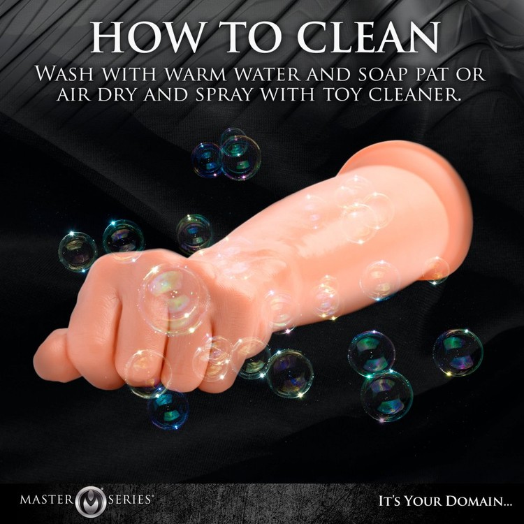 Fisto דילדו PVC ענק בצורת יד קמוצה Master Series