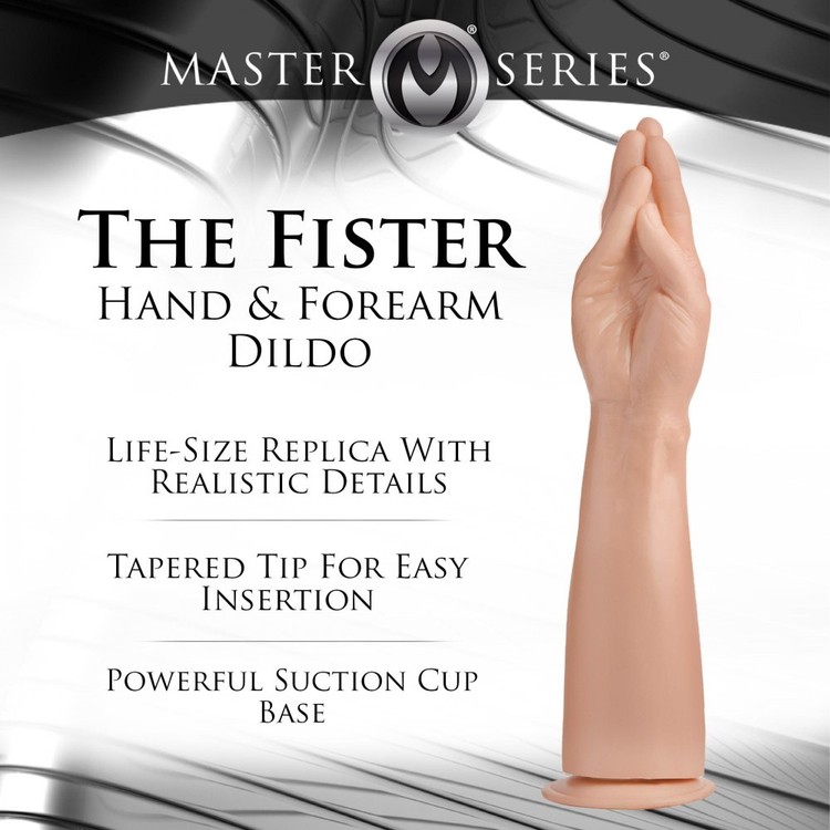 The Fister דילדו PVC ענק בצורת יד ריאליסטית Master Series