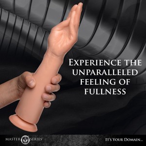The Fister דילדו PVC ענק בצורת יד ריאליסטית Master Series