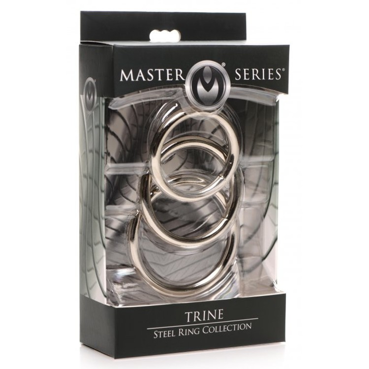 Trine שלישיית טבעות מתכת לפין Master Series