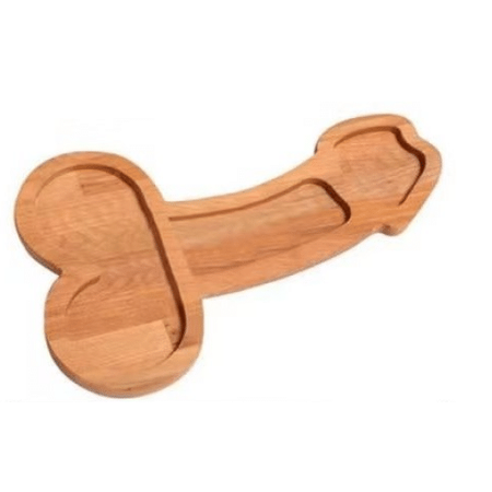 Small Wooden Penis Olive Tray