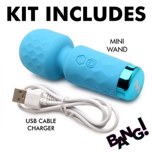 BANG! Mini Blue Wand Vibrator for Women