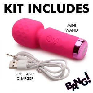 BANG! Mini Pink Wand Vibrator for Women