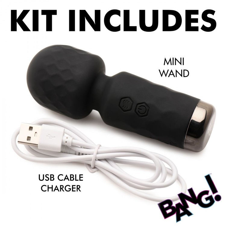 BANG! Mini ויברטור וונד קטן לדגדגן - שחור