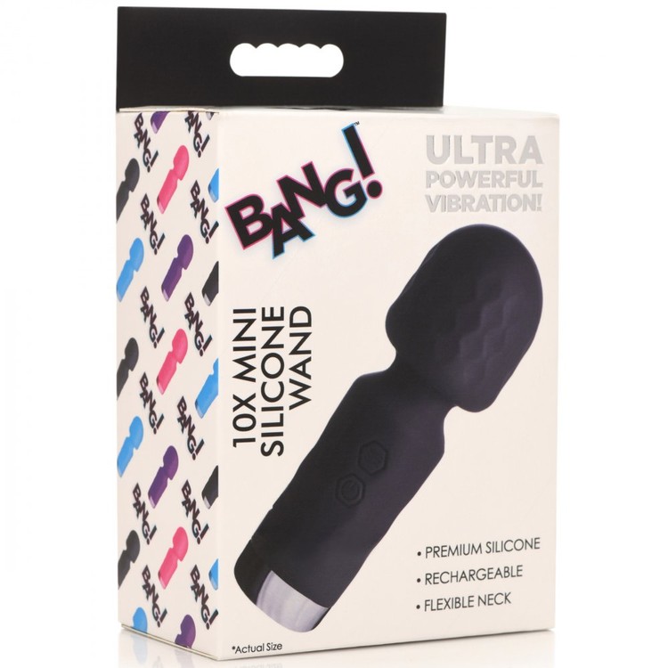 BANG! Mini ויברטור וונד קטן לדגדגן - שחור