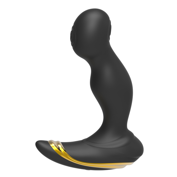 Back Tapper וויברטור עם תפיחות פנימיות עם שלט לכל המינים