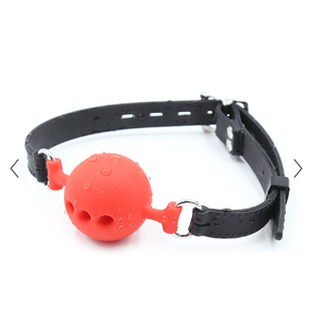 Naughty Toys Silicone Ballgag with Breathing Holes