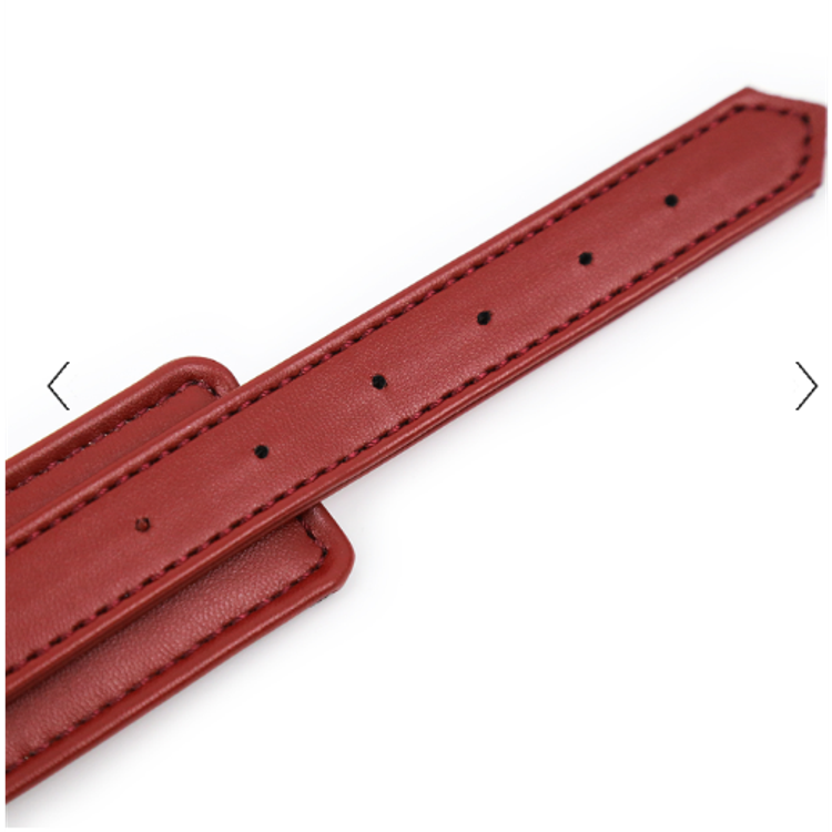 אזיקים לידיים בעיצוב אדום-זהב אלגנטי Naughty Toys