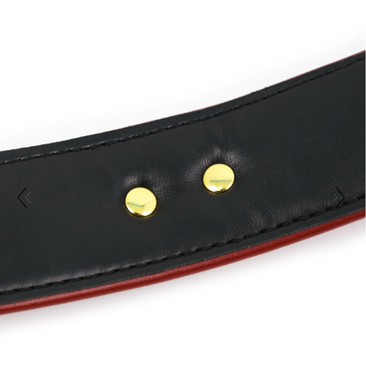 אזיקים לידיים בעיצוב אדום-זהב אלגנטי Naughty Toys