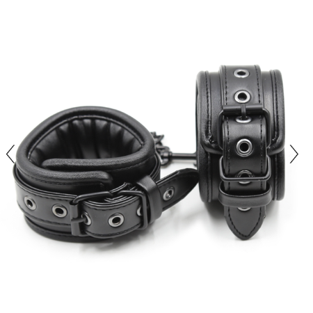 Naughty Toys Padded Black Handcuffs