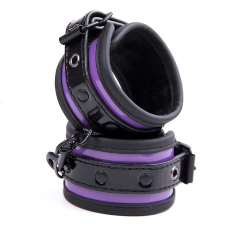 אזיקיי רגליים שחור-סגול Naughty Toys