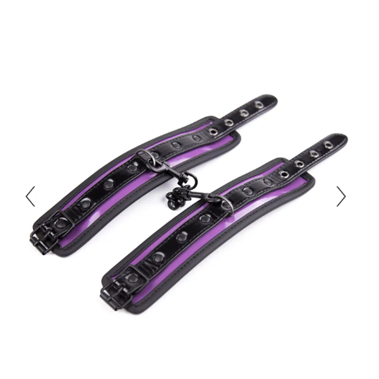 אזיקיי רגליים שחור-סגול Naughty Toys