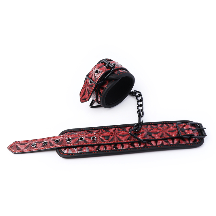 אזיקים אדומים מבריקים לידיים Naughty Toys