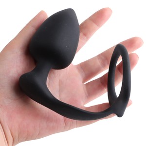 Large Butt Plug with Cockring