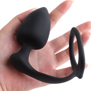 Large Butt Plug with Cockring