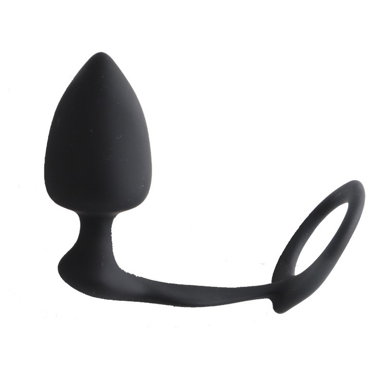 קוקרינג עם פלאג אנאלי גדול שחור