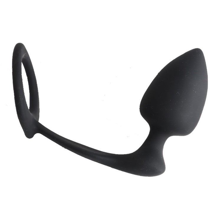 קוקרינג עם פלאג אנאלי גדול שחור